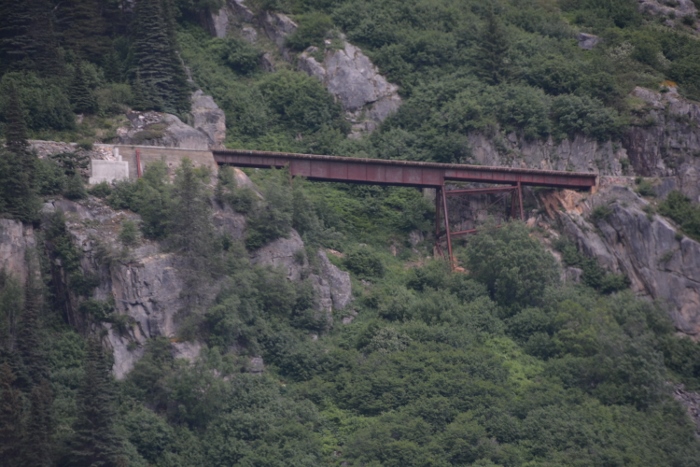 steel bridge crossing gorge
